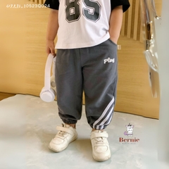 Quần dài thể thao cho bé trai bé gái dáng jogger năng động màu sắc basic 8 đến 25kg BERNIE