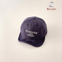 Mũ nón lưỡi trai cho bé trai Michigan phong cách hàn quốc 1 đến 5 tuổi BERNIE kids