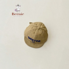 Mũ nón lưỡi trai cho bé trai thêu chữ Boston dễ thương 48-50cm 1 đến 3 tuổi BERNIE KIDS