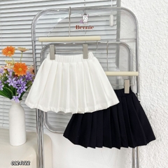 Bán rời Áo thun ngắn tay in gấu rời chân váy xếp ly tenis bé gái mặc nhà đi học từ 9 đến 25kg Bernie