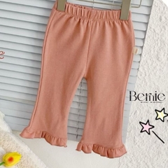Quần dài ống loe viền bèo cho bé gái phong cách sành điệu size 1 đến 7 tuổi BERNIE 22Q114