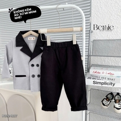  Set vest công tử Blazer H0924B27 2 chi tiết phong cách hàn quốc cho bé trai 1 đến 7 tuổi Bernie H0924B27