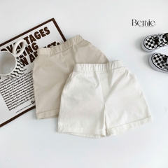 Set bộ polo tay ngắn cổ bo dệt khóa kéo kèm quần short cho bé trai size 1 đến 7 tuổi BERNIE H0725B59
