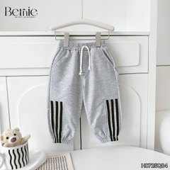  Quần dài quần nỉ da cá phong cách thể thao phối dây cho bé trai bé gái size 9 tới 28kg BERNIE H0725Q84