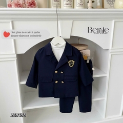 Set bộ vest bé trai phong cách hàn quốc cho bé đi tiệc BERNIE kids 1 đến 7 tuổi