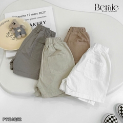 Quần short quần kaki túi hộp 1 bên cho bé trai phong cách hàn quốc đi chơi đi học size 9 tới 28kg  BERNIE P1124Q52