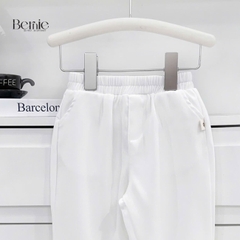 Set sơ mi dài tay màu xanh cho bé trai công tử có nơ mặc thôi nôi sinh nhật sự kiện 1 đến 7 tuổi BERNIE H1025B26Đ