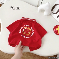 Áo polo đỏ Độc Lập BERNIE H0226B25Đ