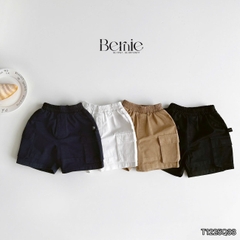 Quần short quần kaki đùi phối túi hộp 2 bên cho bé trai đi chơi đi học size 9 tới 28kg BERNIE T1225Q33