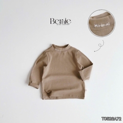 Áo thun cố lọ áo giữ nhiệt cổ 3 phân dài tay Minimal cho bé trai bé gái chất thun cotton 9 đến 28kg BERNIE T0526A72