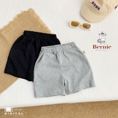 Set đồ bộ thun ngắn tay hiphop basic unisex cho bé trai bé gái phong cách hàn quốc 1 đến 7 tuổi BERNIE