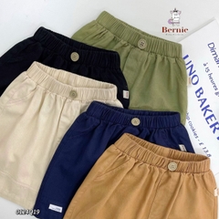 Quần short quần kaki đùi túi hộp đính tag cho bé trai đi chơi đi học size 9-26kg 0124Q19 BERNIE kids