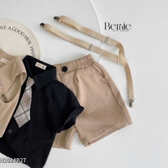 Set vest gile công tử hàn quốc cho bé trai thôi nôi sinh nhật đi tiệc 1 đến 7 tuổi BERNIE H1024B27