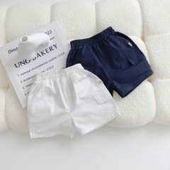 Set bộ polo bé trai tay ngắn cổ bo dệt họa tiết thêu cún kèm quần short kaki sz 9 tới 28kg BERNIE T0525B09