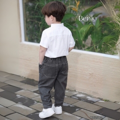 Quần dài quần jean mài đen cho bé trai phong cách sành điệu size 11kg tới 28kg BERNIE H0525Q21