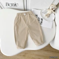 Quần dài kaki đính cúc quần âu dài kaki cho bé trai phong cách Hàn quốc 1 đến 7 tuổi BERNIE H0525Q30