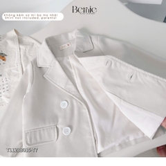 Set bộ vest dài tay 3 chi tiết Vest quần nơ cho bé trai phong cách hàn quốc đi tiệc đi chơi 1 đến 7 tuổi BERNIE T1123B015