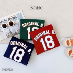 Set bộ dài thể thao unisex họa tiết hình in Double kèm quần dài cho bé trai bé gái size 9 tới 28kg BERNIE T0625B35