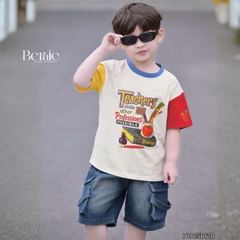 Quần short quần jean túi hộp Teacher cho bé trai đi chơi đi học size 9kg tới 28kg BERNIE KIDS H1025B61ĐQ 
