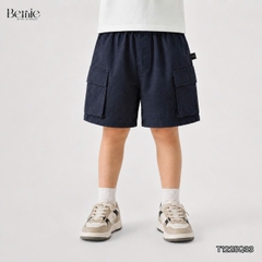 Quần short quần kaki đùi phối túi hộp 2 bên cho bé trai đi chơi đi học size 9 tới 28kg BERNIE T1225Q33