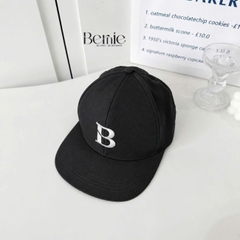 Mũ lưỡi trai mũ thêu chữ B màu xanh màu nâu màu be cho bé trai bé gái từ 1 tới 7 tuổi BERNIE H30095