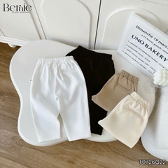 Quần dài quần âu chất chéo tuyết phối nắp túi cho bé trai phong cách thanh lịch size 9kg tới 28kg  BERNIE T0726Q22