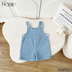  Set Yếm ngắn kèm áo thun Gấu Bóng chày cho bé trai bé gái unisex phong cách hàn quốc size 1 đến 7 tuổi BERNIE H1025B10Đ