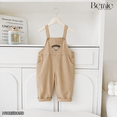 Set Yếm dài kèm áo thun Gấu EINTSIGHT cho bé trai bé gái unisex phong cách hàn quốc size 1 đến 7 tuổi BERNIE H1025B09Đ