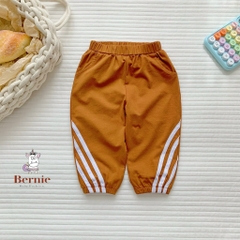 Quần dài thể thao cho bé trai bé gái dáng basic thun cotton 4 chiều 1 đến 7 tuổi BERNIE 0623Q008