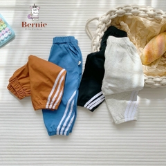 Quần dài thể thao cho bé trai bé gái dáng basic thun cotton 4 chiều 1 đến 7 tuổi BERNIE 0623Q008