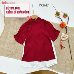 Áo dài cách tân áo dài tết cho bé trai kèm mấn BERNIE H0924B08