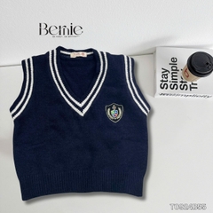 Set sơ mi trắng dài tay học sinh cho bé trai phong cách hàn quốc 1 đến 7 tuổi BERNIE T0924B55