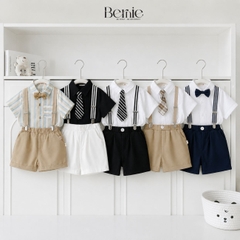 Set vest gile công tước hàn quốc 5CT cho bé trai thôi nôi sinh nhật đi tiệc 1 đến 7 tuổi BERNIE H0625B12