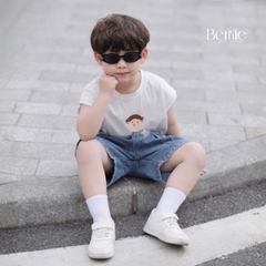Set bộ tanktop Brown Boys cho bé trai áo thun tanktop họa tiết hình in cute kèm quần short jean 9kg đến 28kg BERNIE H1025B62Đ
