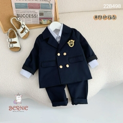 Set bộ vest bé trai phong cách hàn quốc cho bé đi tiệc BERNIE kids 1 đến 7 tuổi