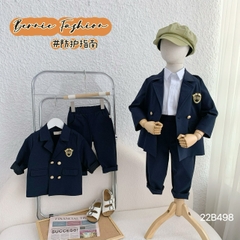 Set bộ vest bé trai phong cách hàn quốc cho bé đi tiệc BERNIE kids 1 đến 7 tuổi