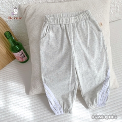 Quần dài thể thao cho bé trai bé gái dáng basic thun cotton 4 chiều 1 đến 7 tuổi BERNIE 0623Q008