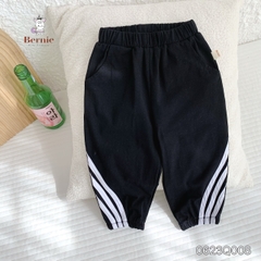 Quần dài thể thao cho bé trai bé gái dáng basic thun cotton 4 chiều 1 đến 7 tuổi BERNIE 0623Q008