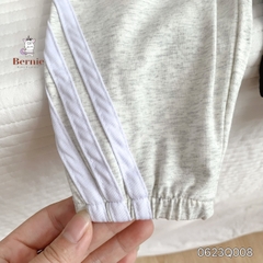 Quần dài thể thao cho bé trai bé gái dáng basic thun cotton 4 chiều 1 đến 7 tuổi BERNIE 0623Q008