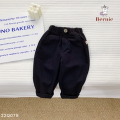 Quần kaki dài cho bé trai dáng baggy BERNIE kids màu trắng đen be basic hàn quốc 1 đến 7 tuổi 1023Q020