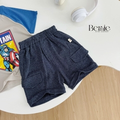 Set bộ cho bé trai in hình siêu nhân áo thun zaclang và quần short ngắn cho bé từ 1 đến 7 tuổi BERNIE 1123B025