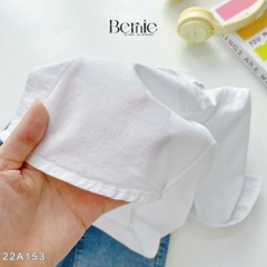 Áo sơ mi trắng bé trai dài tay BERNIE bé 9 đến 24kg đi học, đi chơi, đi tiệc