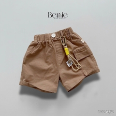 Quần short quần kaki đùi phối túi hộp 1 bên cho bé trai đi chơi đi học size 9 tới 28kg BERNIE P1124Q51