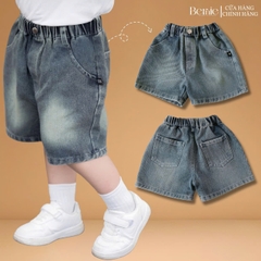 Quần short quần jean đùi cho bé trai đi chơi đi học size 9kg tới 28kg BERNIE KIDS T0425B65Q