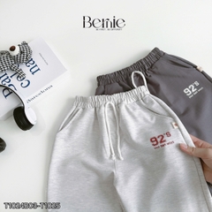 Set bộ thể thao tay dài phối màu chất da cá họa tiết 92 cho bé trai size 1 đến 7 tuổi BERNIE T1024B03
