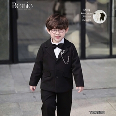 Set bộ vest Minh quân tay dài (ko kèm áo sơ mi) phối dây cài và nơ size 1 đến 7 tuổi BERNIE H0925B31