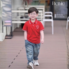 Quần jean quần denim dài FIT wash mài nhẹ cho bé trai phong cách hàn quốc size 11 tới 28kg BERNIE H1125Q55Đ