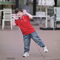 Quần jean quần denim dài FIT wash mài nhẹ cho bé trai phong cách hàn quốc size 11 tới 28kg BERNIE H1125Q55Đ