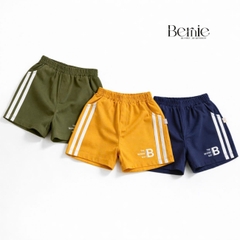 Quần short thể thao chất thun cotton phong cách Bernie Boy cho bé trai bé gái size 9 tới 28kg BERNIE H1125B34
