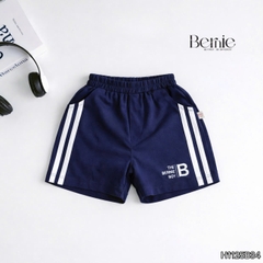 Quần short thể thao chất thun cotton phong cách Bernie Boy cho bé trai bé gái size 9 tới 28kg BERNIE H1125B34